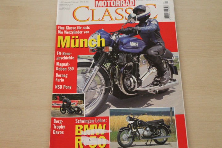 Deckblatt Motorrad Classic (01/1997)